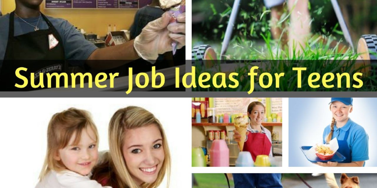Summer Job Ideas for Teens | Tackling Our Debt